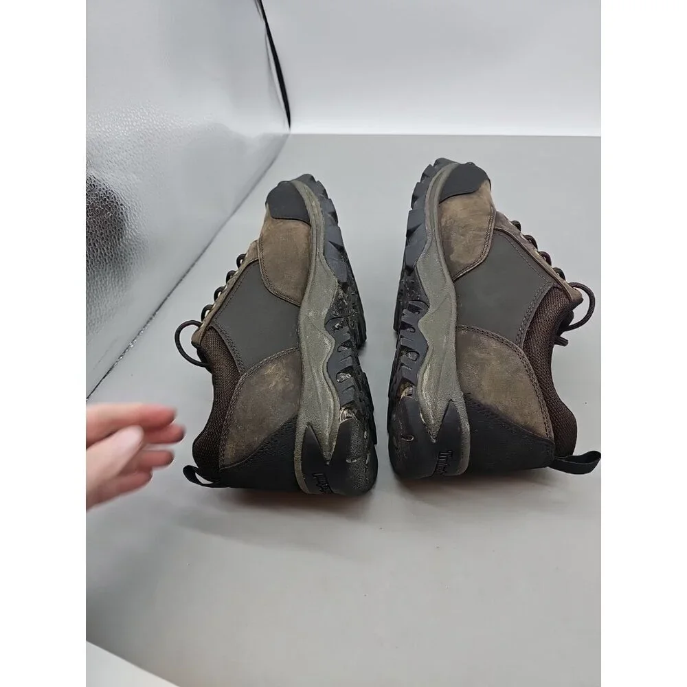 Timberland Keele Ridge Hiking Boots‎ Mens Brown Leather Lace-Up Waterproof - 9.5